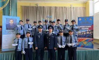 В Карагандинской области открылся класс "Жас сакшы" для юных патриотов