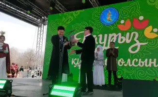 В Алматы установлен мировой рекорд по высоте шанырака в дни Наурыза