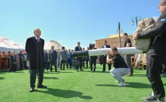 Президент Касым-Жомарт Токаев на праздновании Наурыза в 'Керуен-сарай'