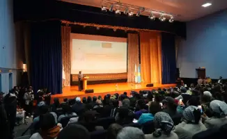 В области Жетісу состоялось мероприятие по выпуску сокола-балобана на дикую природу