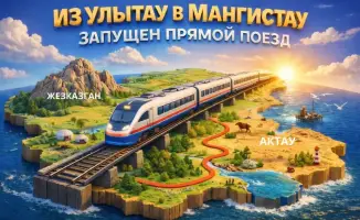 Новый прямой поезд между Жезказганом и Мангистауом: перспективы для туризма и транспортных связей