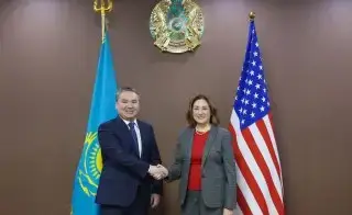 Встреча Нагаспаева и посла США в Алматы