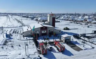 Открытие нового пожарного депо в селе Балпык би: ключи от машин вручены