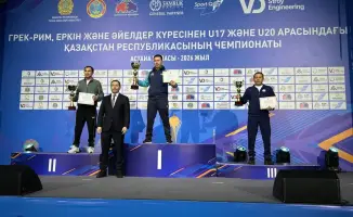 Сборная Алматы впечатляет на республиканском первенстве по вольной борьбе, завоевав множество медалей