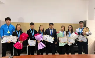 Чемпионы Казахстана из спортивной школы в Туркестанской области
