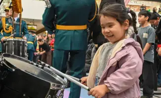 Центральный военный оркестр Астаны выступление Наурыз мейрамы