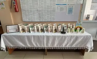 Благотворительность во время референдума в Енбекшиказахе