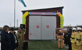 Новый пункт пожаротушения: спасатели из села Акбулак!