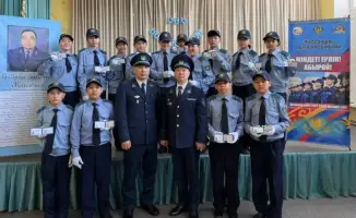 В Нуринском районе запустили класс юных полицейских для формирования правовой культуры у школьников