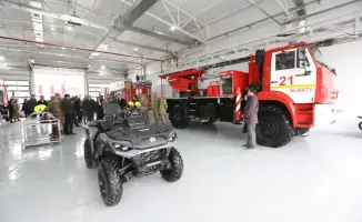 В Алматы открыт первый в Казахстане инновационный пожарно-спасательный комплекс