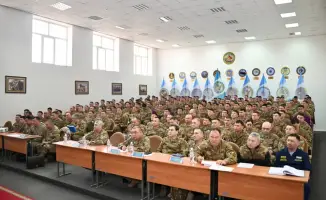 Инспекция воинских частей в Западном Казахстане