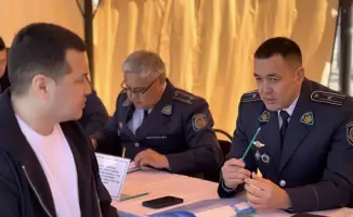 Полиция Жетысу организовала акцию по правовой помощи гражданам в сфере дорожного движения
