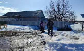 Снежный десант: чистота в Алтынсаринском районе!