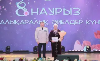 В МВД состоялось празднование Международного женского дня с награждением женщин-офицеров и праздничным концертом