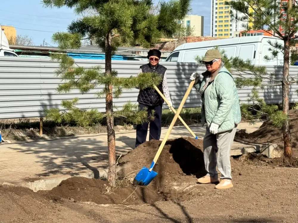 В Астане активизировалась акция по озеленению в рамках «Таза Қазақстан» {city2}