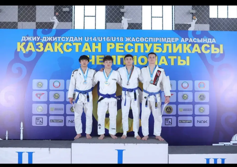 Успех алматинских спортсменов на чемпионате Казахстана по джиу-джитсу: 38 медалей в общей копилке {city2}