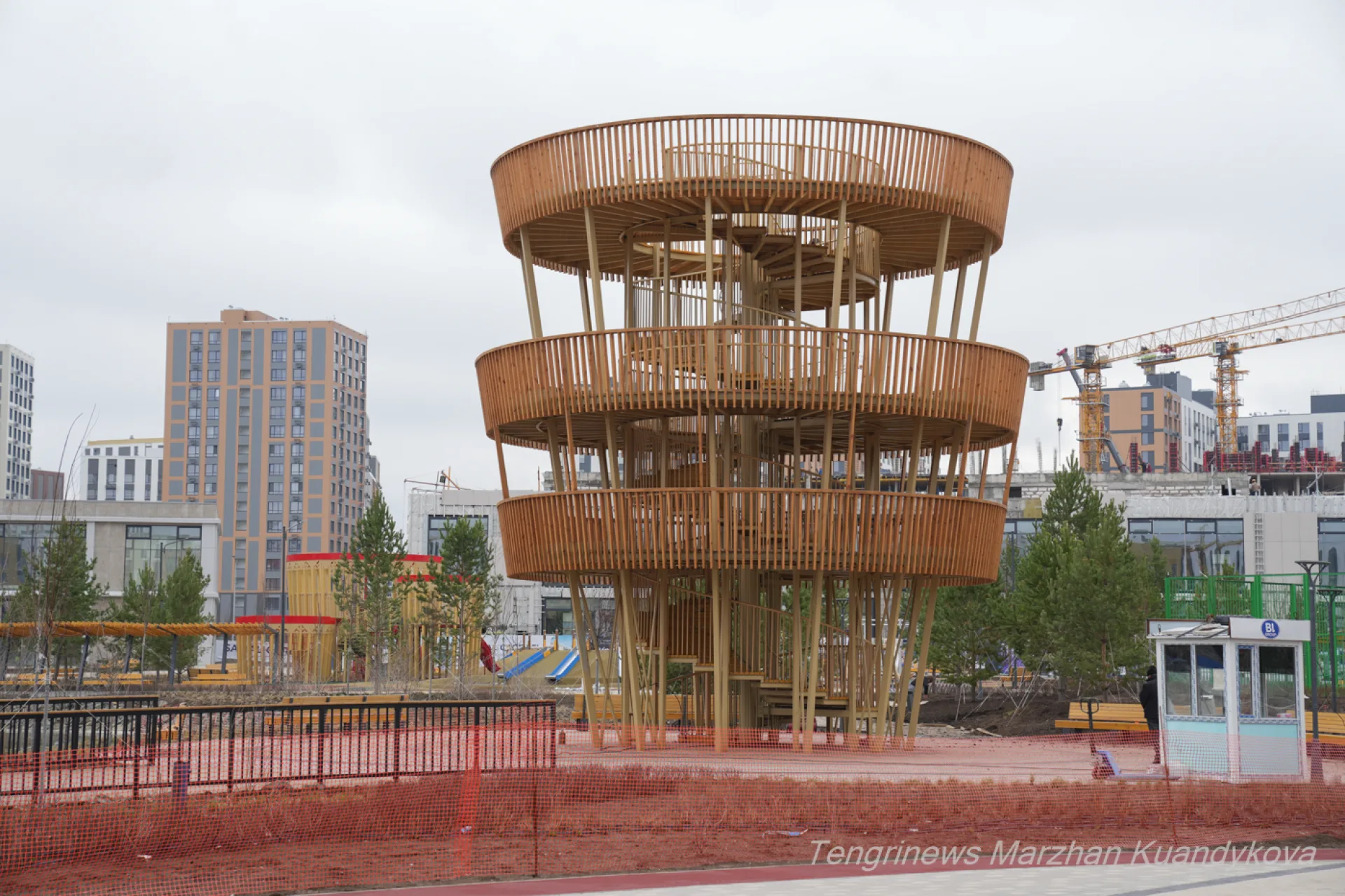 новый парк в Астане