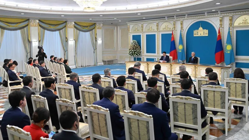 Казахстан и Монголия: Два орла в одном небе торговли – Presidents unite to soar the trade turnover {city2}