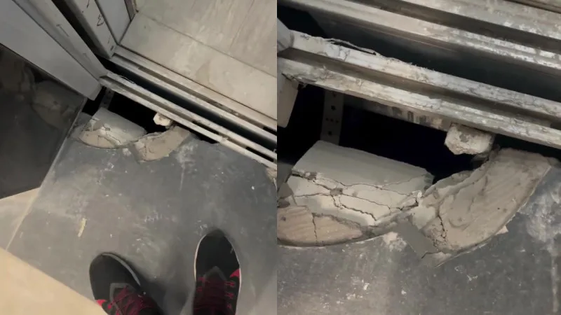 Опасная дыра в ЖК Evolution: пользователи соцсетей бьют тревогу {city2}