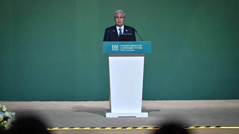 Касым-Жомарт Токаев подчеркивает важность экологии для будущего человечества на Региональном экологическом саммите {city2}