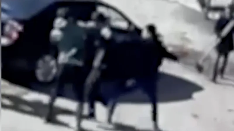 Подросток на авто устроил драку в школе Астаны - видео конфликта {city2}