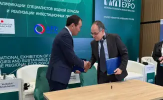 Подписание дорожной карты сотрудничества между Министерством водных ресурсов и Hydroplus на Региональном экологическом форуме-2026 в Астане