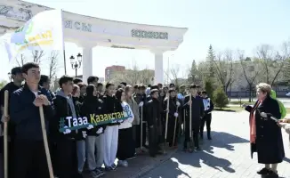 Акция по сохранению культурного наследия в Казахстане