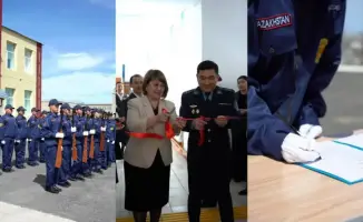 В гимназии "Карауыл" открыт класс "Жас Сақшы" для воспитания дисциплины и патриотизма у учеников