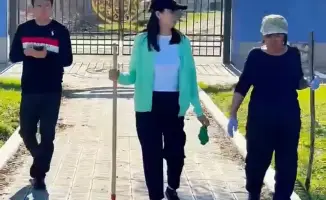 Субботник в районе Улкен Нарын более 4000 участников уборка и высадка деревьев