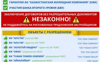 На месте: дольщики проверяют разрешения застройщиков в Казахстане