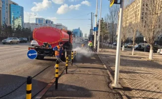 Масштабная уборка и санитарная очистка в Астане в рамках акции 'Таза Қазақстан'