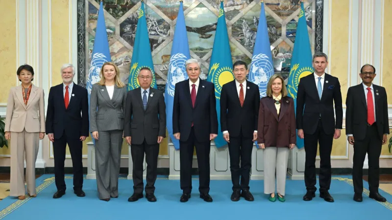 Токаев обсуждает социальные инициативы с высокими представителями ООН {city2}