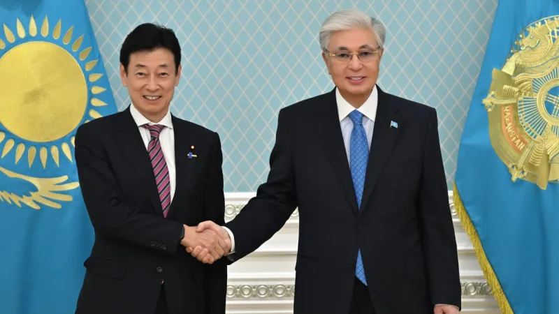 Токаев и Нишимура обсудили укрепление двусторонних отношений между Казахстаном и Японией {city2}