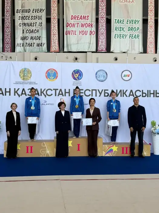 Астанинские гимнастки победили на чемпионате страны {city2}