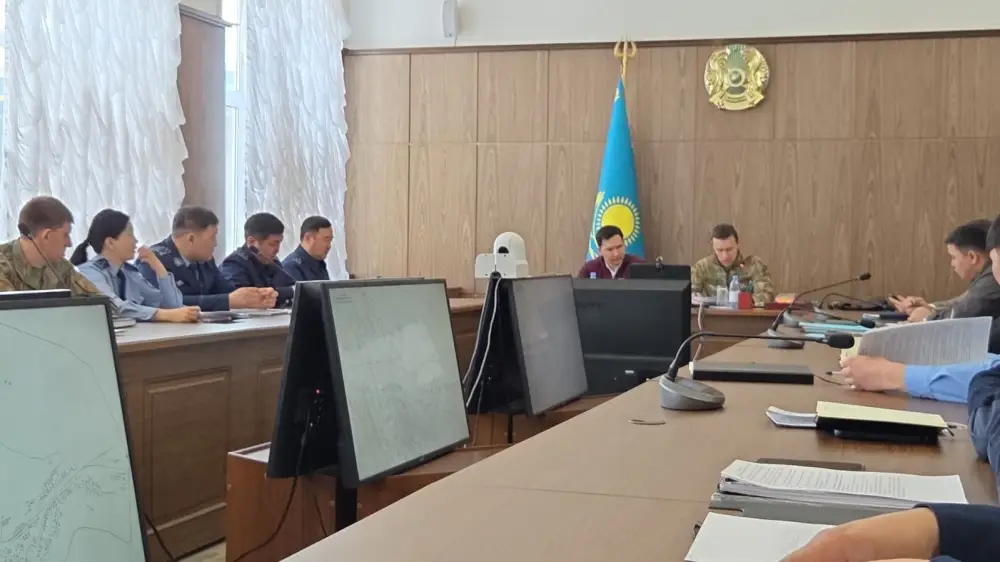 Слаженно прошли командно-штабные учения в Карагандинской области (6)