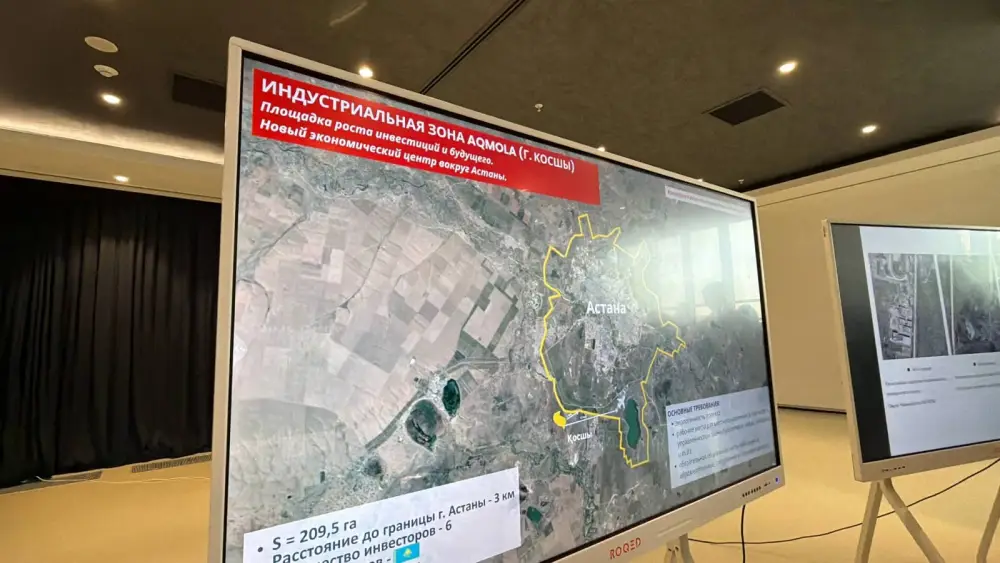 Развитие Косшы инфраструктура LRT индустриальная зона газификация 2030 {city2}