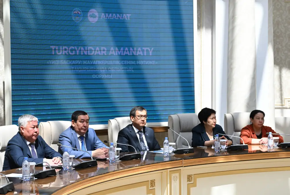 В области Жетісу в рамках проекта «TURYNYNDAR AMANATY» прошел региональный форум {city2}