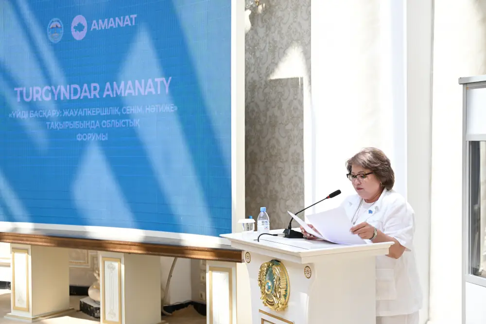 В области Жетісу в рамках проекта «TURYNYNDAR AMANATY» прошел региональный форум (5)