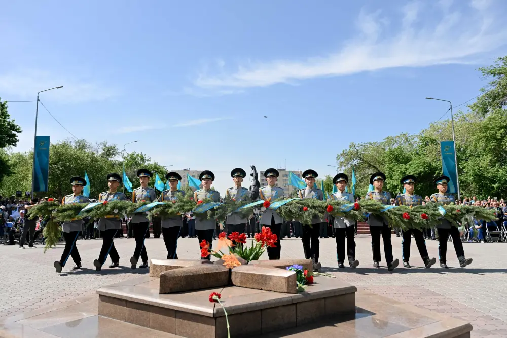 В области Абай широко отмечают День Победы (2)