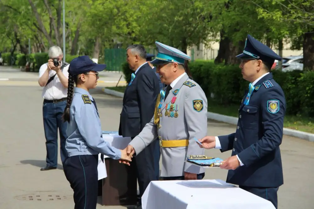 Учащиеся класса "Жас сақшы" вступают в спортклуб "Арлан" в СКО (4)