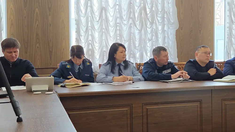 Слаженно прошли командно-штабные учения в Карагандинской области (7)