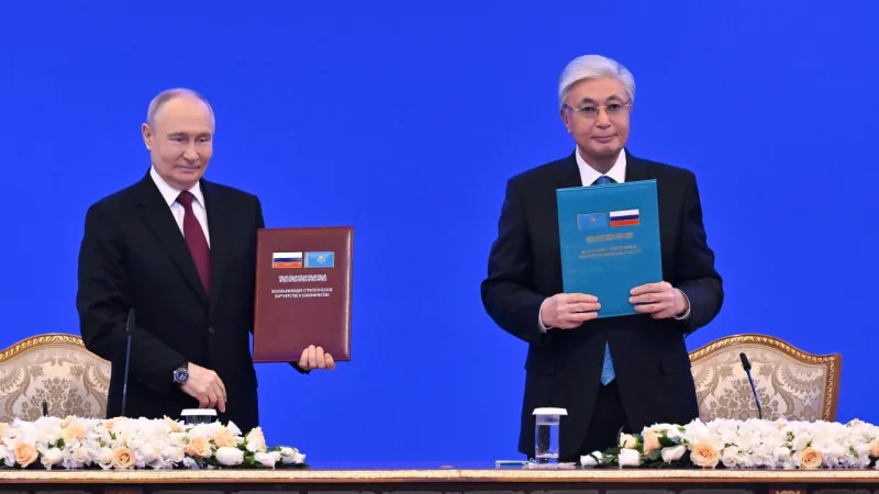 Казахстан и Россия подписали 14 документов в сфере финансирования АЭС и сотрудничества вузов {city2}