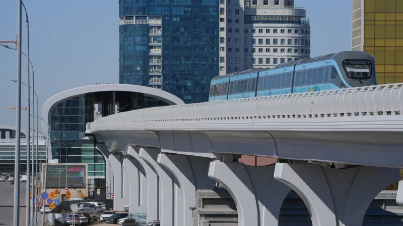 Схема движения и названия станций Астана LRT: 18 станций от City Transportation Systems {city2}