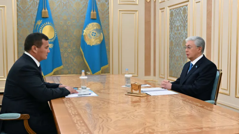 Президент Казахстана Касым-Жомарт Токаев встретился с первым заместителем премьер-министра Нурлыбеком Налибаевым {city2}
