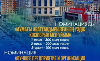Конкурс на благоустройство города Актобе для жителей