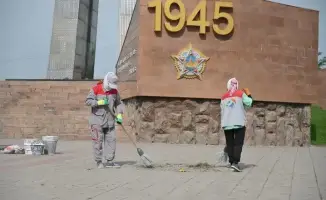 Шымкент: Чистота как дань памяти героям и национальным ценностям