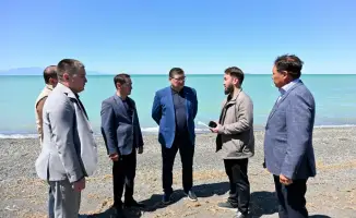 Благоустройство побережья озера Алаколь установка ограждения освещение модернизация парка видеонаблюдение интернет-связь