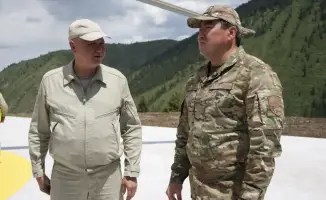 Открытие новой вертолетной площадки "Кольсай" в Алматинской области
