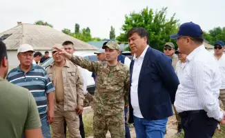 Местные власти Туркестанской области принимают меры по устранению последствий проливных дождей