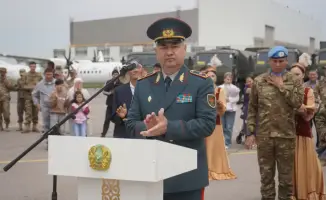 Алматы встретила миротворцев из Голан